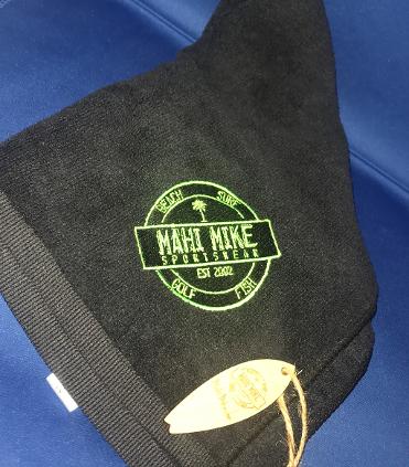 Alt= Mahi Mahi Golf Towel